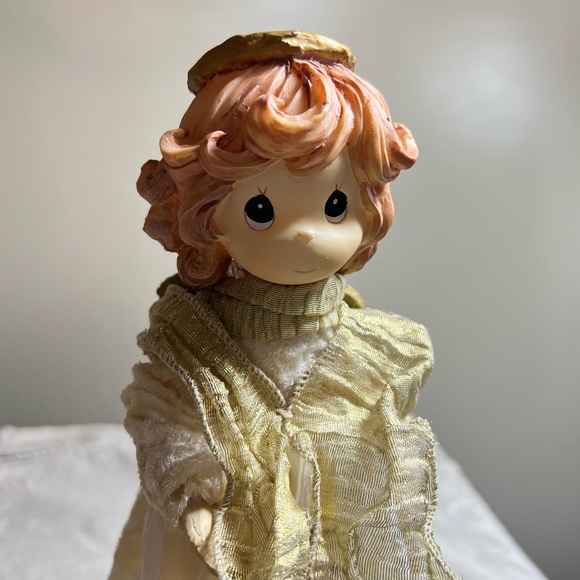 Vintage Precious Moments Angel Tree Topper 1999 FLAWS - Picture 8 of 10